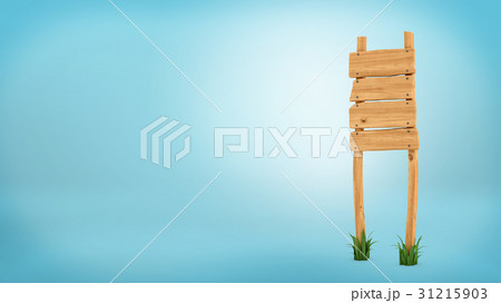 3d rendering of a wooden post with four square 3d rendering of a wooden post with four square 31215903