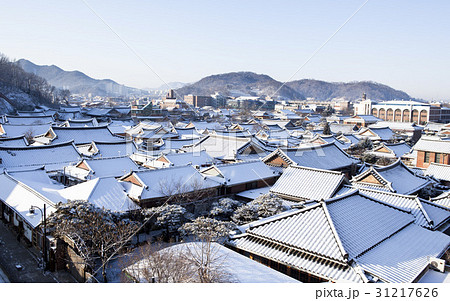 冬 雪景色 全州市 31217626