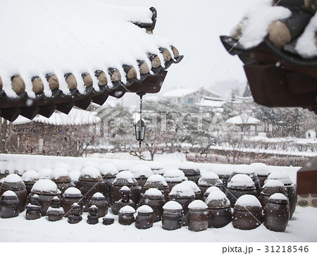 江原道 冬 瓦屋 31218546