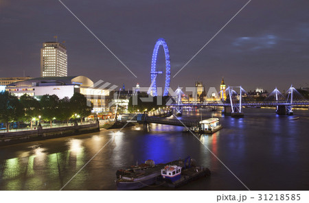 ロンドンアイ 夜景 英国 31218585
