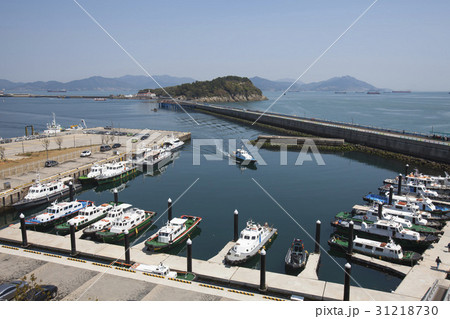 梧桐島 梧桐島の防波堤 全羅南道 31218730