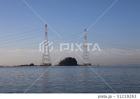 送電塔 霊興島 甕津郡 31219263