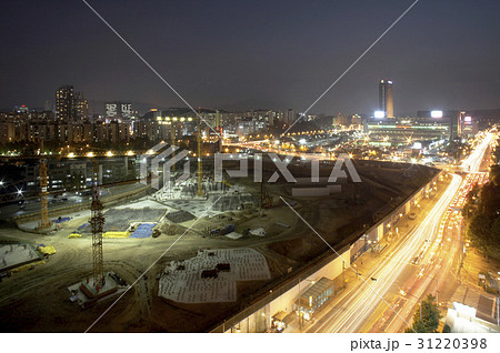 建設現場 建築 夜景 31220398