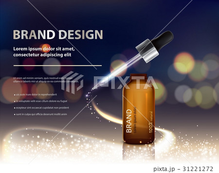 Dark bokeh background with nutrient moisturizing Dark bokeh background with nutrient moisturizing 31221272