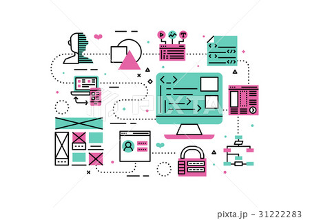Web Programming Illustration 31222283