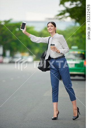 Catching a car Catching a car 31222476