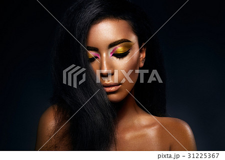 Portrait of a sensual young African woman. 31225367