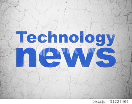 News concept: Technology News on wall background 31225465