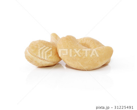 cashew nuts isolated on white background 31225491