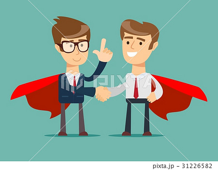 superhero proudly standing in a confident pose and 31226582