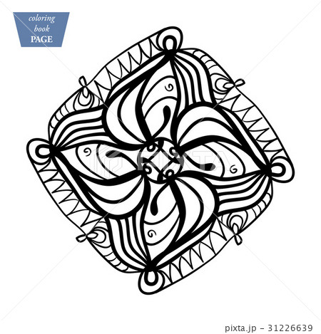 Mandala. Coloring page. Vintage decorative Mandala. Coloring page. Vintage decorative 31226639