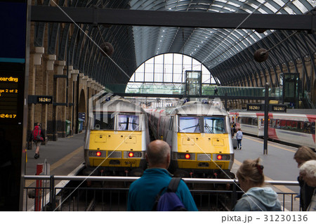 ロンドン キングクロス駅の写真素材