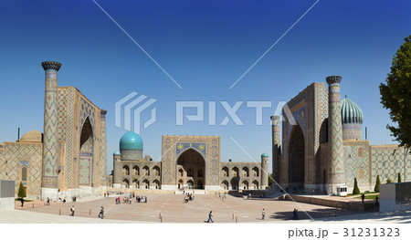Square Registan, Samarkand. Uzbekistan.. Square Registan, Samarkand. Uzbekistan.. 31231323