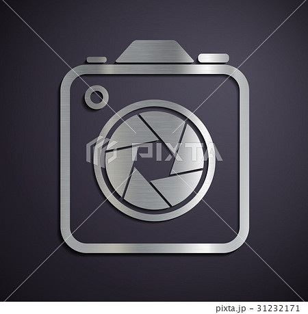Logo of metal camera. 31232171