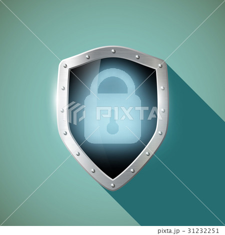 Door lock. Stock illustration. 31232251