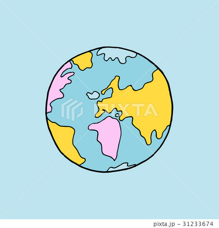 Hand drawn earth 31233674
