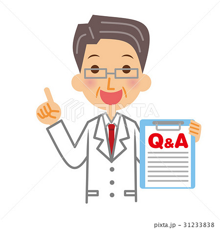 白衣の男性 Q&A アンケート 白衣の男性 Q&A アンケート 31233838