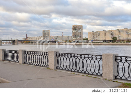 View of Neva river in St.Petersburg. 31234135