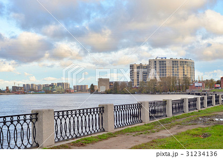 Embankment of Neva River in St.Petersburg. 31234136