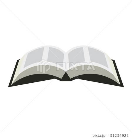Opened book icon in a flat style isolated on a white background. Opened Bible symbol illustration.  31234922