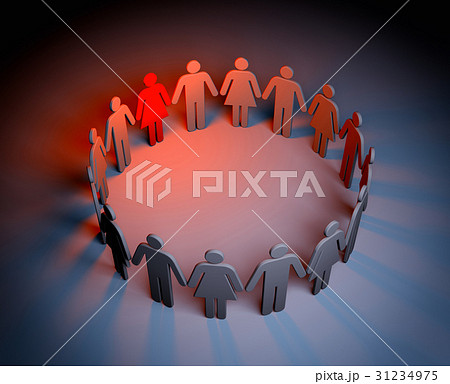 Circle of people 31234975