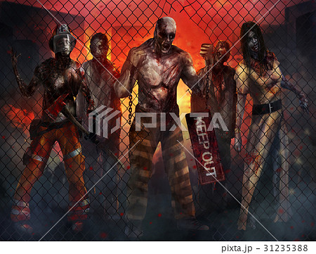 Zombies Walking. 31235388