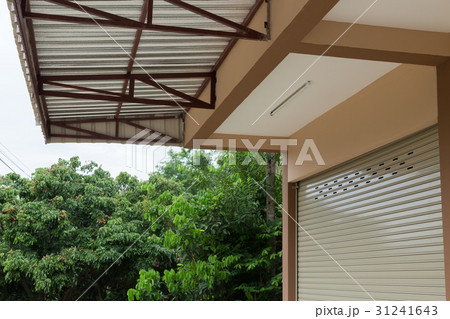 roller shutter door in warehouse building roller shutter door in warehouse building 31241643