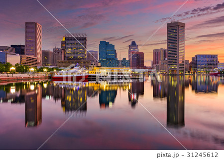 Baltimore Inner Harbor Skyline 31245612