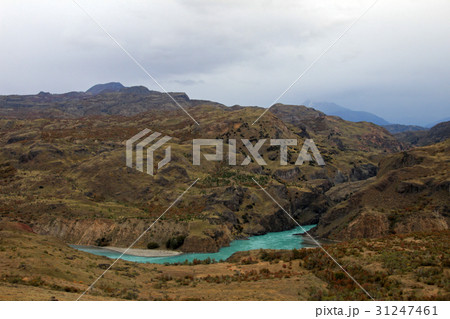 Beautiful blue Baker river, Carretera Austral Beautiful blue Baker river, Carretera Austral 31247461