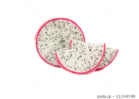Pitaya or Dragon Fruit isolated against white  31248596