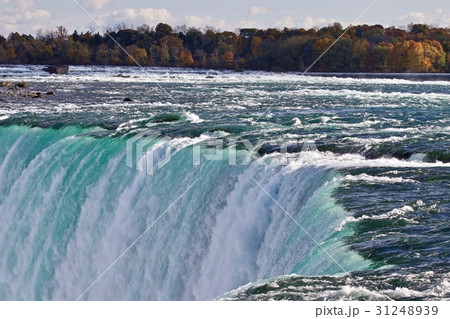 Beautiful background with amazing powerful Niagara Beautiful background with amazing powerful Niagara 31248939