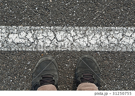 Standing behind the line Standing behind the line 31250755
