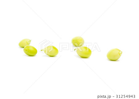 fresh green peas, sugar Pea on white background fresh green peas, sugar Pea on white background 31254943