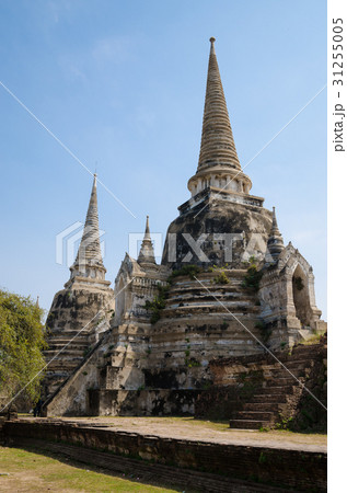 Ancient Pagoda Landmark of Ayutthaya, Thailand. 31255005