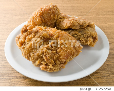 Plate of Delicious Crispy Deep Fried Chicken Plate of Delicious Crispy Deep Fried Chicken 31257258