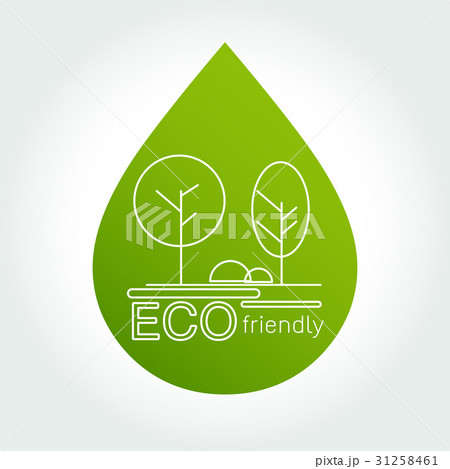 Green park abstract background.Eco friendly Green park abstract background.Eco friendly 31258461