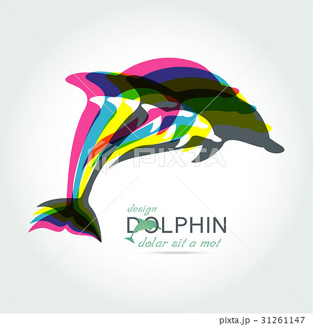 Dolphin icon design element Dolphin icon design element 31261147