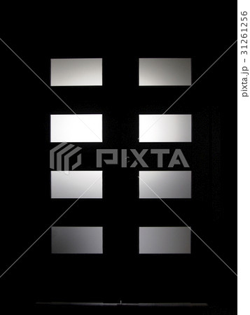 Closed door with light glass inserts 31261256