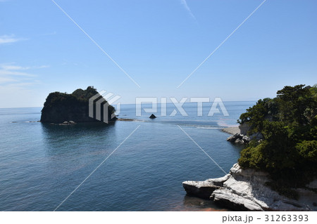 堂ヶ島　三四郎島トンボロ前 31263393