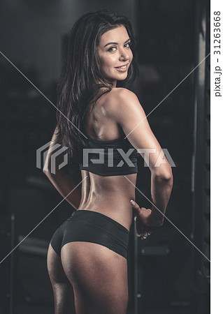 Pretty fitness sexy model luxury ass fat burning concept 31263668