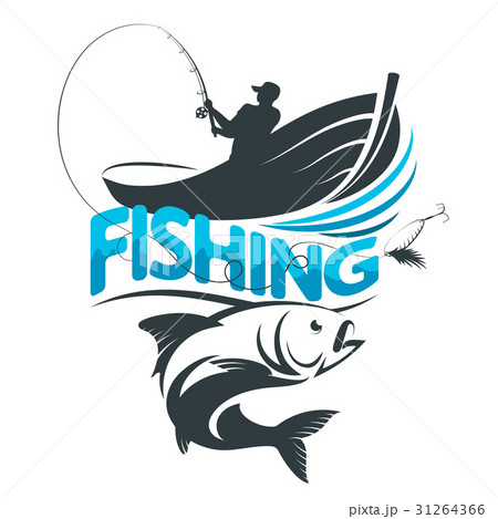 Fisherman in a boat on a fishing trip 31264366