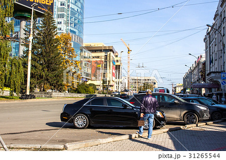 Yekaterinburg, Russia - black sports car Yekaterinburg, Russia - black sports car 31265544