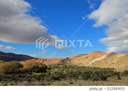 Beautiful badlands in the Chubut valley, Argentina 31266403