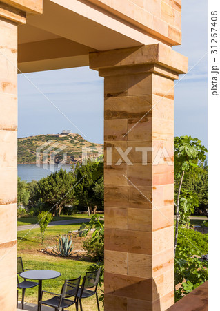 distant view on Temple of Poseidon 31267408