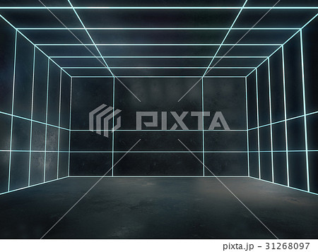 Empty room with light glow,abstract space.3D rende 31268097