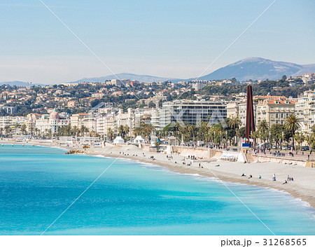 France Nice Mediterranean beach France Nice Mediterranean beach 31268565
