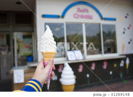a waffle soft serve in japan a waffle soft serve in japan 31269148