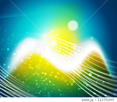 Shiny wave, magicabstract background Shiny wave, magicabstract background 31270345