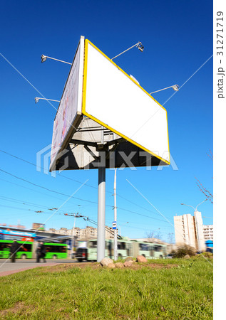 Billboard mockup in city background Billboard mockup in city background 31271719