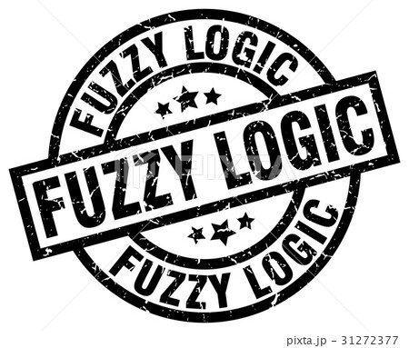 fuzzy logic round grunge black stamp 31272377